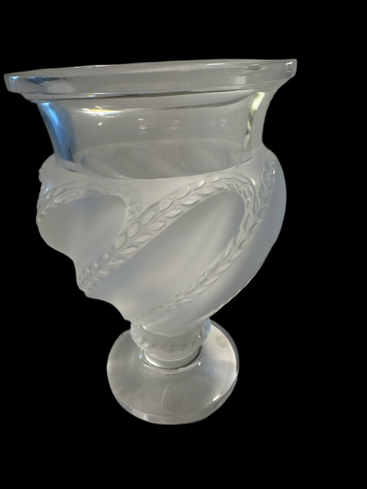 A Vintage Lalique Ermenonville Vase